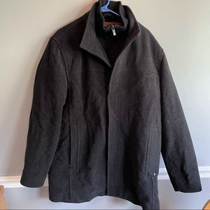 Marc New York Andrew Marc Charcoal Wool men’s coat jacket size Large L